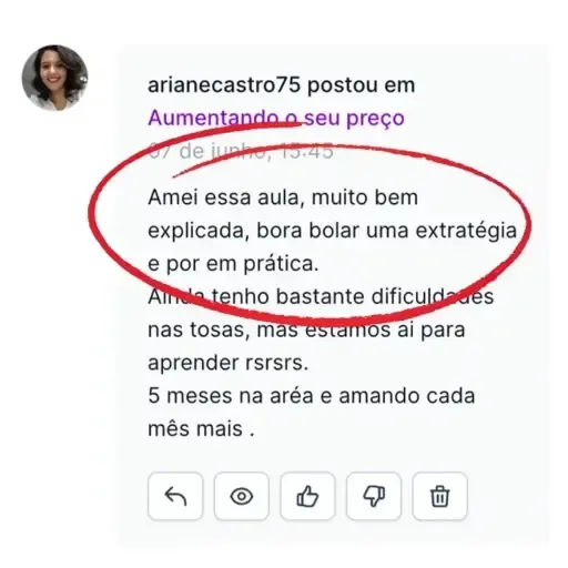 Depoimento aluno GGV